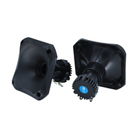 Tweeter audio extérieur étanche en plastique carré de 4,5 pouces avec diaphragme en résine pour dissuasion d'oiseaux (type nid d'hirondelle) professionnel 102 dB