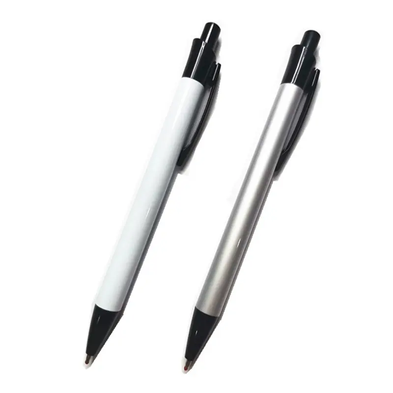 Fabrik preis Schwarzer Stift Kristall deckel Metall Signature Pen Twist Kugelschreiber mit Schrumpf folie
