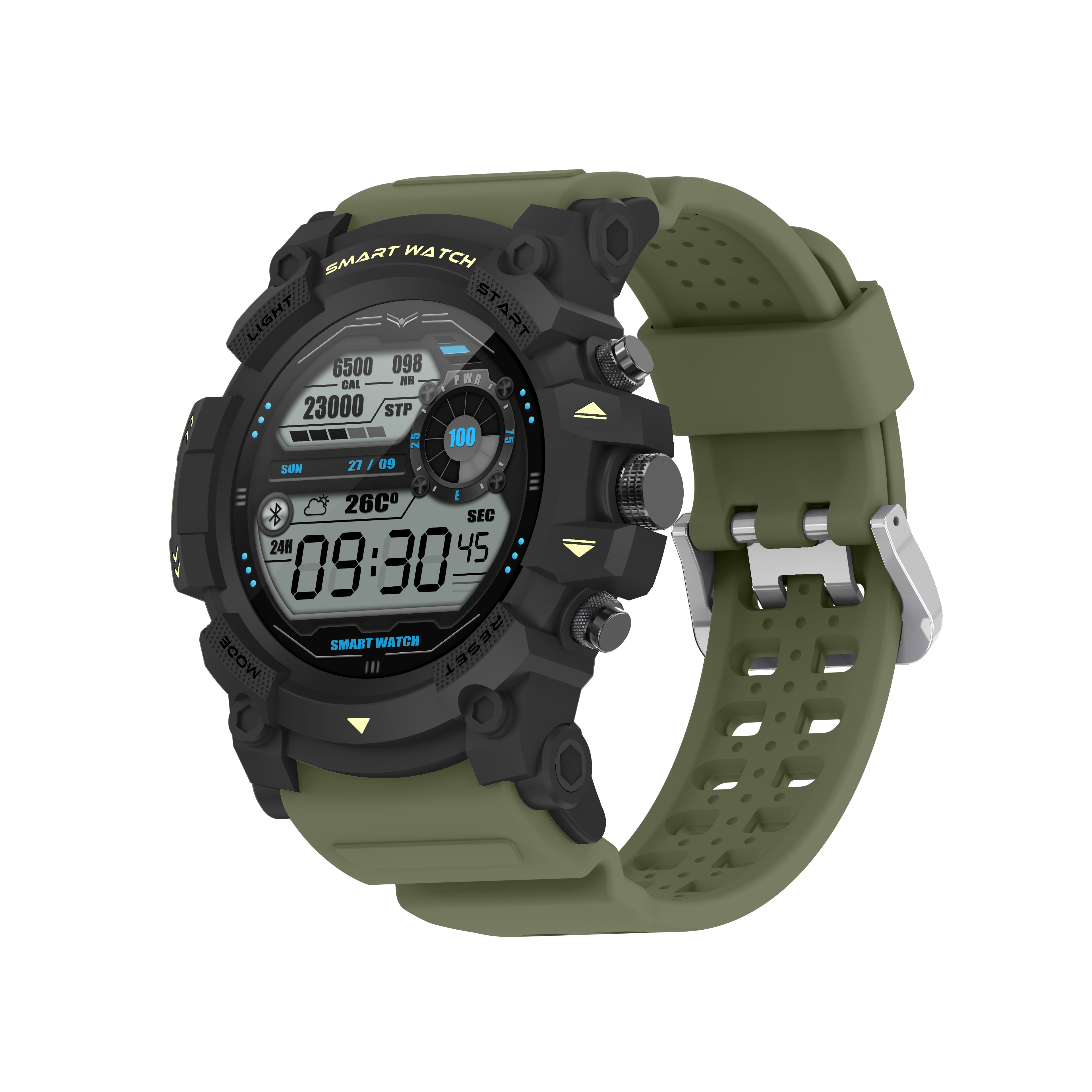 สีเขียว