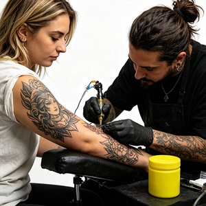 Crema para Tatuajes Innovadora de Larga Duración 2026, Ingredientes Seguros y Suaves para Estudios de Tatuajes y Salones de Belleza, Envío Rápido Global - Product Image 1