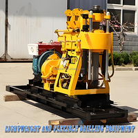 Machine de forage de puits d'eau hydraulique portable pour l'agriculture et la construction, machine de forage de puits d'eau miniature pour l'approvisionnement en eau des villages
