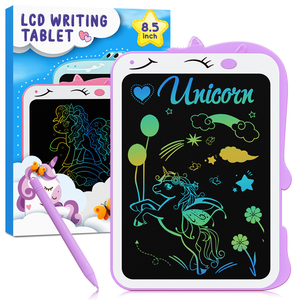 Venta al por mayor juguetes niños 8,5 <span class=keywords><strong>pulgadas</strong></span> electrónico LCD tableta de escritura almohadilla de escritura LCD tablero de dibujo Doodle Pad escuela Bloc de notas - Product Image 5