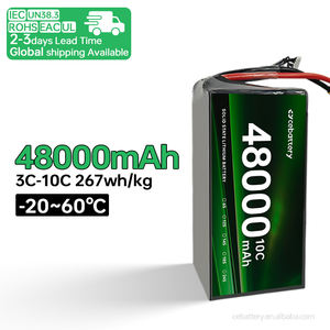 Paquete de Baterías de Estado Sólido de <span class=keywords><strong>Ultra</strong></span> Baja Temperatura de 48000 mAh, 88000 mAh, 6S, 8S, 16S, 267 Wh/kg, Cátodo con Tasa de Descarga de 10C - Product Image 2