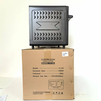 Four multifonctionnel 25L, petit four électrique à double couche pour la maison
