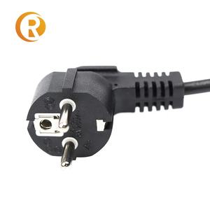 سلك طاقة أسود SJTW عالي الجودة سلك طاقة نحاسي 13A مطاط تصنيف IP11 لأجهزة الكمبيوتر المحمول/الطرز C13 C7 C5 - Product Image 2