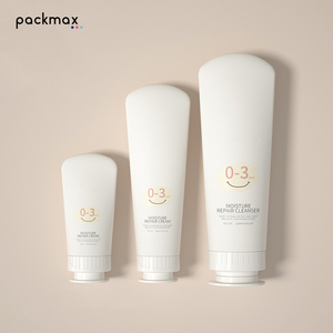 PE Inverted Flip Cap <b>Squeeze</b> Tubes 30-150g Empty Refillable Lotion & Toner <b>Bottles</b> for Skincare - Product Image 1