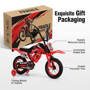 Vélo pour enfants style mini-<span class=keywords><strong>moto</strong></span>, directement de l'usine, 12, 16, 20 pouces, pour garçons, avec roues d'apprentissage, personnalisation OEM disponible - Product Image 4