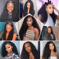 Paquetes de Cabello Rizado de Alta Calidad con Cutícula Alineada, Sin Procesar, Virgen Brasileño Remy, Doble Trama a Máquina, Cabello Humano Natural a Bajo Precio