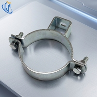 Collier de serrage carré UTTERLY UTT63 pour support de canal de profilé en métal nu pour applications d'eau chaude et froide