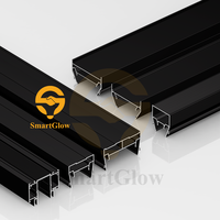 Bandes lumineuses LED de haute qualité, profilé en aluminium extensible pour décoration murale et de plafond, fourniture d'usine de profilés en aluminium pour plafond extensible