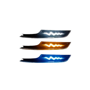 Couvre-phare antibrouillard avant à LED, noir ABS, gauche et droite, pour Volkswagen Golf 7 2014-2017 - Product Image 4
