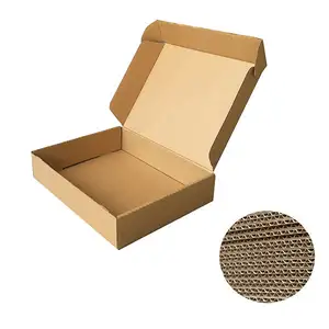 カスタムロゴ低Moqスクエア生分解性カラーフラットクラフト靴段ボールメーラー紙包装段ボール配送ボックス