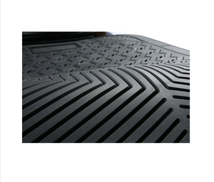 汎用滑り止めカーフロアマット PVC射出成形 SUVセダン トラック用 ブラックラバー 全天候型 カスタマイズ可能 - Product Image 3