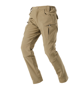 Pantalon Softshell X9 camouflage noir nuit, noir désert, kaki, marron coyote, vert hiver, pantalon cargo softshell - Product Image 3