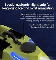 Dernière version du fabricant 2.4GHz 500M GPS Swivel Feeder Bait Boat Retour automatique à la maison Fonction pour la pêche