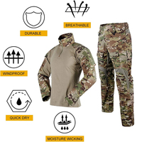 Ensemble d'uniformes tactiques unisexes de qualité supérieure, design personnalisé, léger, imperméable, chaud, respirant, camouflage extérieur