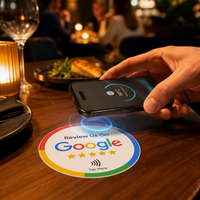Wasserdichte NFC-Karten-Tags mit NTAG213-Chip für Hotelgebrauch Acryl-Aufkleber