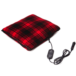 12V Electric Car Blanket Heated Back <b>Cushion</b> for Cars and RVs for Cold Weather Product Category Car Beds & Pillows - Product Image 1