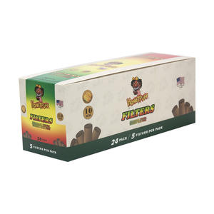 Puntas de filtro de hoja de maíz pre-enrolladas al por mayor, 5 unidades/paquete - Puntas de filtro desechables marrones de 10 mm para fumar - Product Image 3