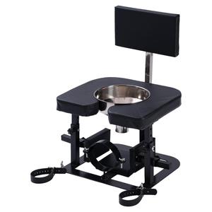 BDSM เซ็กส์ทอยสำหรับผู้ใหญ่ที่นั่งบนใบหน้าเก้าอี้พันธนาการบนโถส้วมพร้อมกรวยน้ำศักดิ์สิทธิ์ - Product Image 1