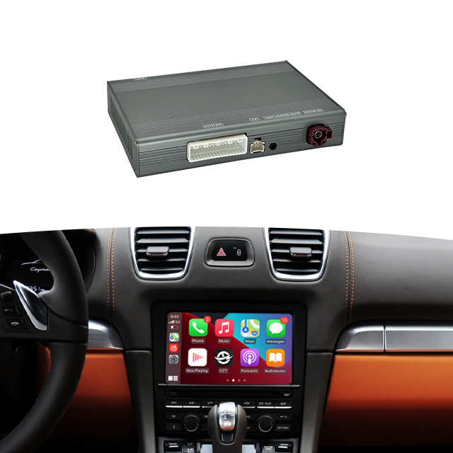 Wireless Apple Carplay Interface for Porsche Cayman 718 GTS PCM4.0 Bluetooth & USB Connection DSP Function Screen Display