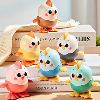 Jouets à remonter en forme de poussins mignons et réalistes pour enfants, idéaux pour les sacs cadeaux, les coffres au trésor, les cadeaux de fête et les cadeaux.