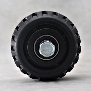 S-S 4 5 6 8 אינץ גומי גלגלית מכביש גלגלים שקט כל שטח - Product Image 6