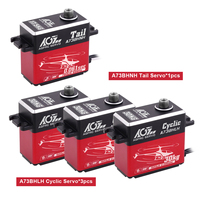 AGFRC A73BHNH bajo costo 17,5 KG Metal Gear 0.061s rápido 8,4 V 2S HV caja de Metal Digital programable cola RC helicóptero Servo