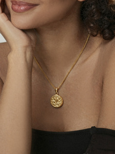 Minimalist Light Luxury Trendy 3D Wing Pendant Necklace Geometric Stainless Steel 18K Gold Plated Link Cross-Border Jewelry - Product Image 5