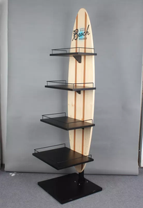 High Quality Surfboard Shape Customized <strong>POP</strong> <strong>Shelf</strong> Wine <strong>Display</strong> Stand Retail <strong>Display</strong> - Product Image 6