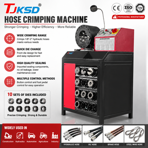 Máquina Prensa Automática para Crimpar Mangueras de 2 Pulgadas y 4 Hilos, con Troquel Frontal Vertical de Fácil Cambio, Certificación CE ISO, para <span class=keywords><strong>Astilleros</strong></span> - Product Image 1