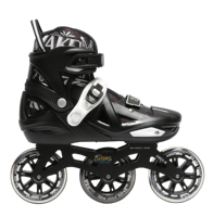 Patins à roulettes en ligne à coque rigide en PP écologique avec grandes roues en PU, tailles M et L, et maille amovible pour sports de plein air