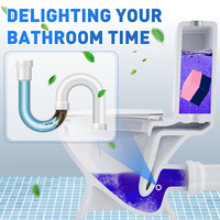 Tablette nettoyante pour réservoir de toilettes, sans danger pour les fosses septiques, nettoyant automatique pour cuvettes de toilettes
