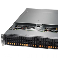 Serveur Big Twin Supermicro As-2124BT-HTR -2124BT-HNTR SYS-2029BT-HNR SYS-2029BT-HTR Rack Bigtwin avec processeur Intel en stock