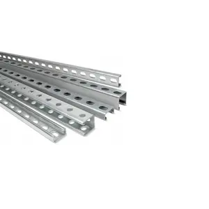 开槽C通道支柱Unistrut钢通道轮廓尺寸制造商出厂价格