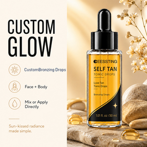 Gotas Autobronceadoras Faciales 5 en 1 de Marca Privada, Iluminadoras, Autobronceadoras, Hidratantes, 30 ml - Product Image 4