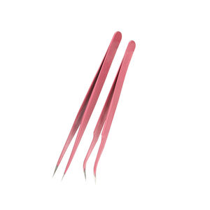 Pince à épiler sourcils Easy Grip, pince à épiler cils haute qualité, pointe fine, revêtement noir, acier inoxydable allemand - Product Image 6