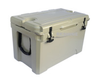 Glacière de pique-nique et de camping rotomoulée en PE, isotherme, pour la pêche, 50qt 48L, pour aliments et boissons
