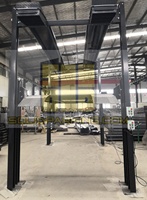 SolidParking FP-630 Élévateur de stationnement hydraulique à 4 poteaux, haute capacité de charge, hauteur de levage de 70,87 pouces, pour le stationnement et la réparation