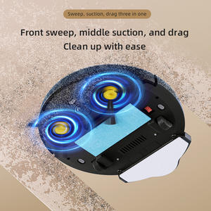 หุ่นยนต์ทำความสะอาด S34 เครื่องดูดฝุ่นหุ่นยนต์ แบตเตอรี่ 0.6-1 ลิตร ระบบนำทางแบบสุ่ม กวาดและถูพื้น ควบคุมผ่านแอป ครอบคลุมพื้นที่ 90-120 ตร.ม. - Product Image 2