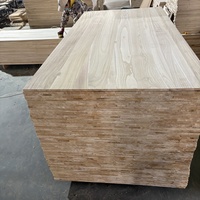 High Quality Solid Wood Boards S4S Modern Design Kiri Paulownia Poplar Radiata Pine FJ EG Panels for Furniture Use
