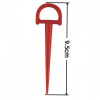 56719 # Piquets et supports de tente de camping extérieurs légers en ABS de 9,5 cm, couleur personnalisée, certifiés REACH pour le camping - Marque Sunrise