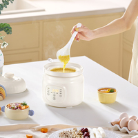 2025 cuiseur à vapeur électrique innovant de qualité alimentaire d'une capacité de 1L robot culinaire intelligent pour bébé et marmite à ragoût en céramique