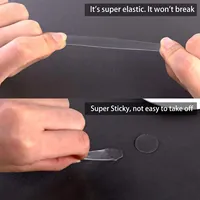 Autocollants adhésifs nano double face de 10 mm, découpés pour affiches, murs, loisirs créatifs, points collants sans traces pour ballons