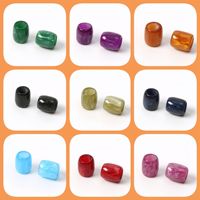 Perles résistantes à l'eau pour accessoires de bikini, perles en résine plastique colorées pour maillots de bain