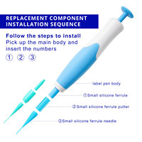 Kit de stylo d'élimination des verrues ELAIMEI - Élimination rapide et indolore des verrues pour le visage et le corps, sans congélation, sans brûlure, utilisation domestique sûre