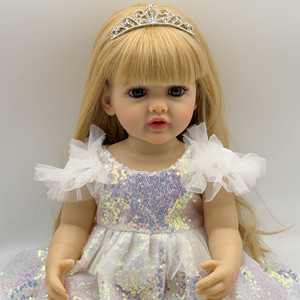 Muñecas Bebé Reborn <span class=keywords><strong>de</strong></span> <span class=keywords><strong>Silicona</strong></span> <span class=keywords><strong>de</strong></span> 55 cm, Muñecas Realistas <span class=keywords><strong>de</strong></span> Bebé, Muñecas <span class=keywords><strong>de</strong></span> Juguete con Función Musical, Oferta Especial Yeezwood - Product Image 3