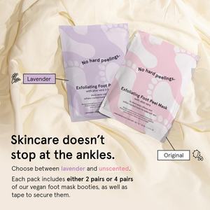 Masque exfoliant et hydratant pour les pieds, soin personnalisé de la peau des pieds, pour des pieds doux comme ceux d'un bébé - Product Image 4