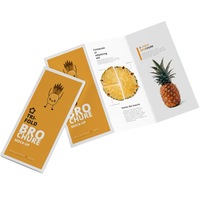 Brochure brillante avec impression de code QR Matériaux de marketing intelligents intégrés dans une puce NFC
