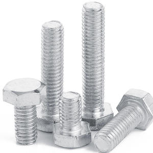 Steel Plain Finish Diy Grade Heavy Hex Construction <strong>Bolts</strong> M20/M24 High Strength Class 10.9 &amp; 12.9 Din 933 Weier with Nuts - Product Image 5